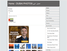Tablet Screenshot of dubaiphotos.org